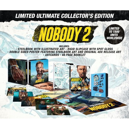 NOBODY 2 - 4K UHD + BLU RAY - Collector's Edition - Steelbook