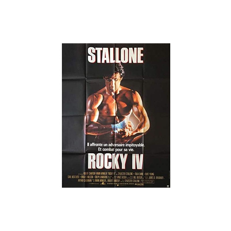 ROCKY IV - AFFICHE ORIGINAL - 120 / 160