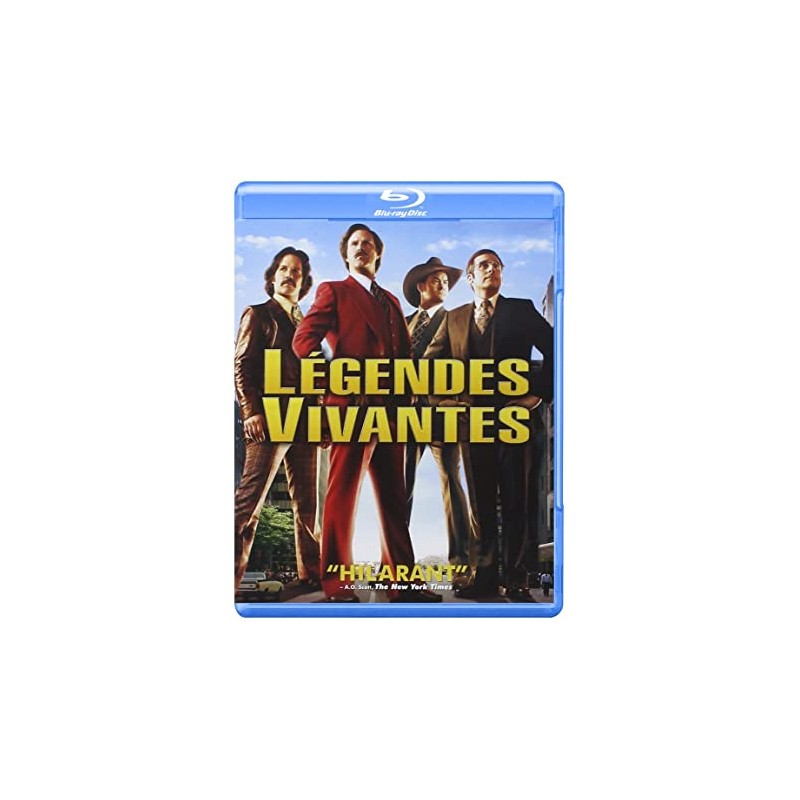LÉGENDES VIVANTES (Anchorman 2 : la légende continue)  - BLU RAY