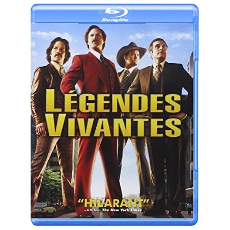 LÉGENDES VIVANTES (Anchorman 2 : la légende continue)  - BLU RAY