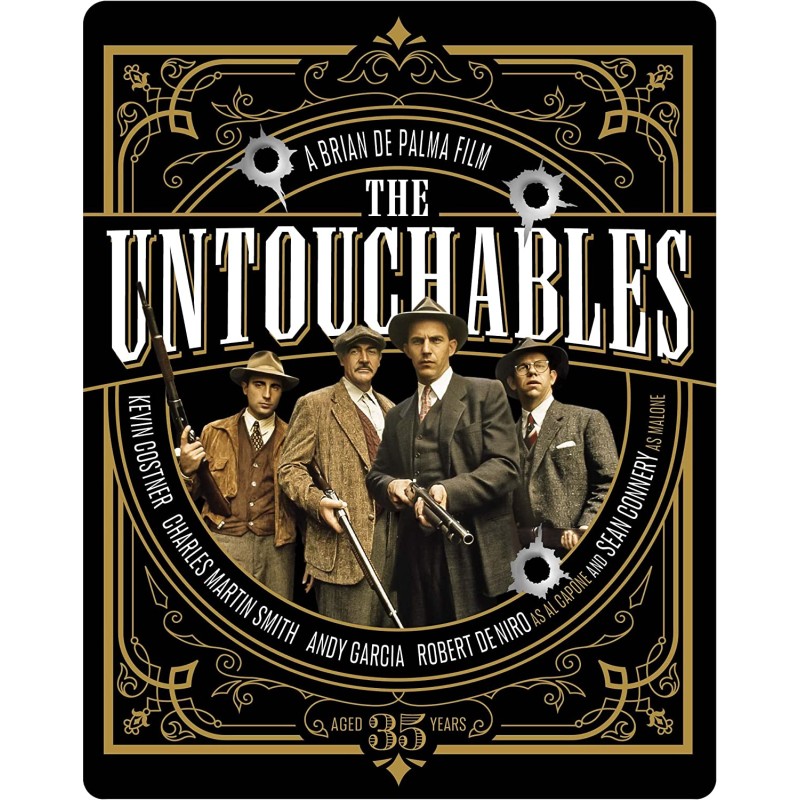 LES INCORRUPTIBLES - 4K UHD + BLU RAY - STEELBOOK EDITION LIMITEE