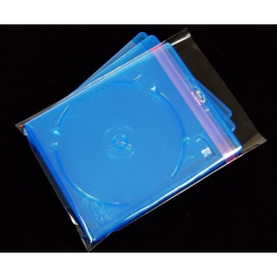 100 POCHETTES POUR BOÎTIER BLU-RAY AVEC RABAT