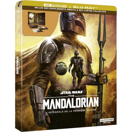 MANDALORIAN - SAISON 1 - 2  4K  UHD + 2 BLU RAY - STEELBOOK - EDITION LIMITEE