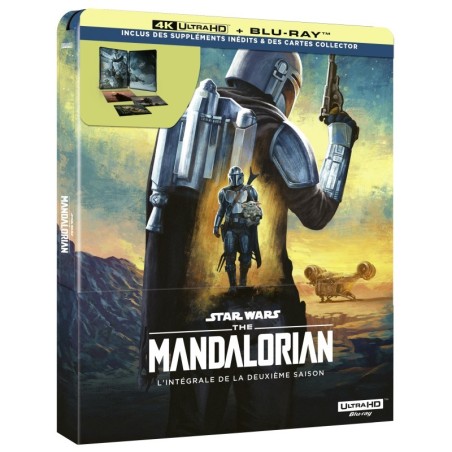 MANDALORIAN - SAISON 2 -2 UHD 4K + 2 BLU RAY - STEELBOOK - EDITION LIMITEE