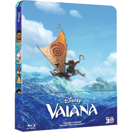 VAIANA, LA LEGENDE DU BOUT DU MONDE - 3D + BLU RAY BONUS - STEELBOOK
