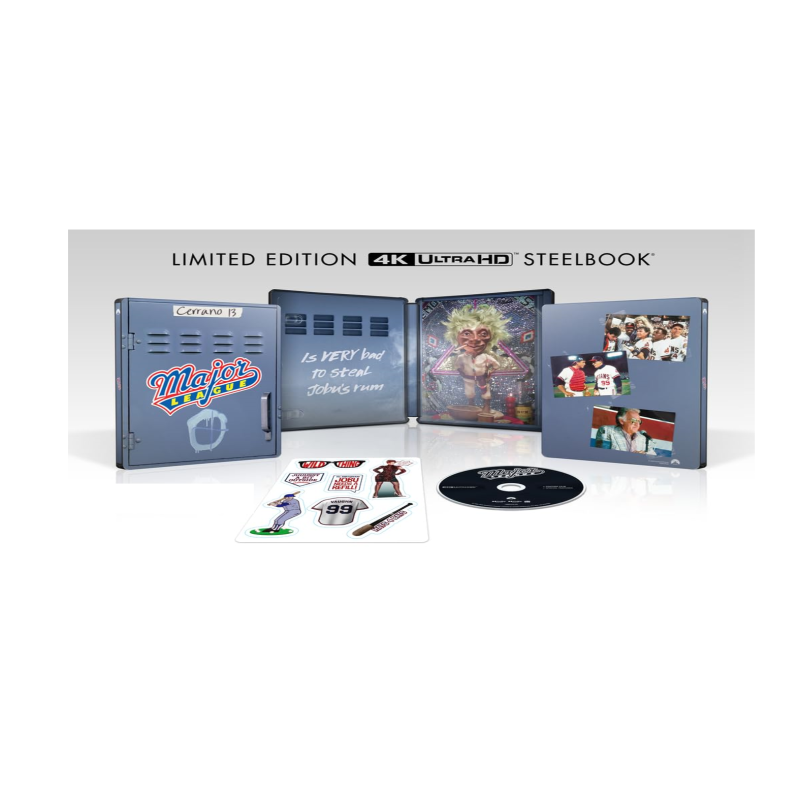 MAJOR LEAGUE  ( LES INDIANS ) - 4K UHD - Steelbook + GOODIES