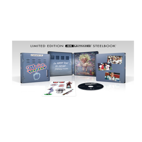 MAJOR LEAGUE  ( LES INDIANS ) - 4K UHD - Steelbook + GOODIES
