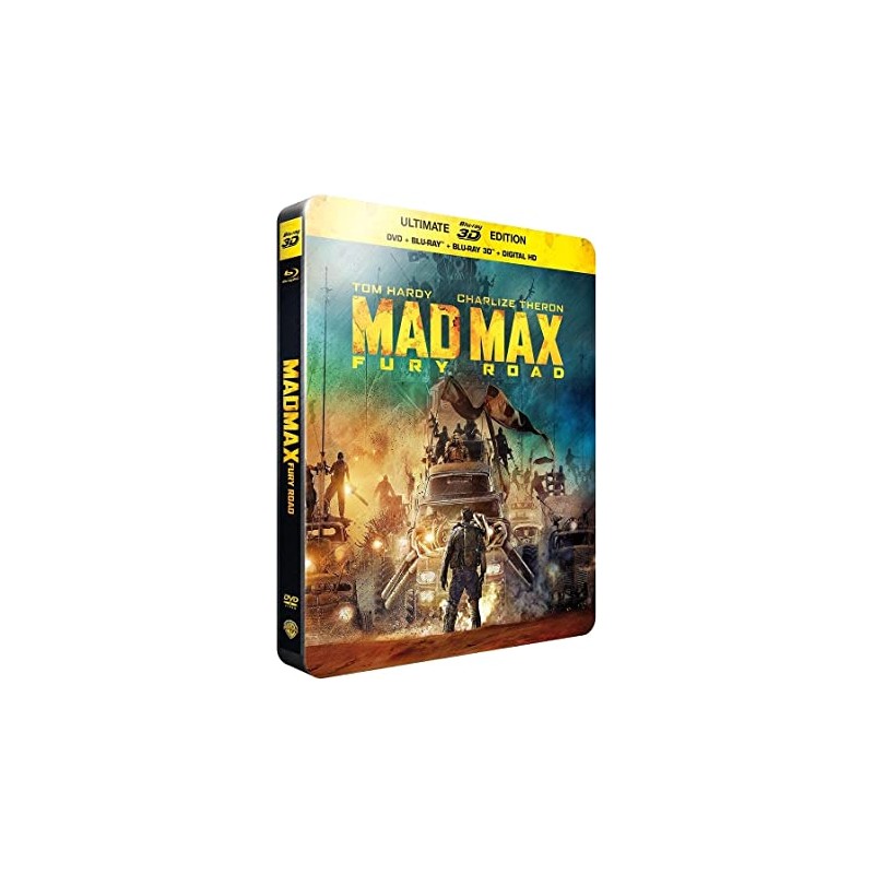 Mad max : fury road - Blu-ray 3D + Blu-ray + DVD + Copie digitale - SteelBook Ultimate Édition
