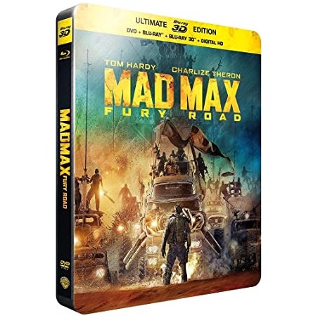 Mad max : fury road - Blu-ray 3D + Blu-ray + DVD + Copie digitale - SteelBook Ultimate Édition