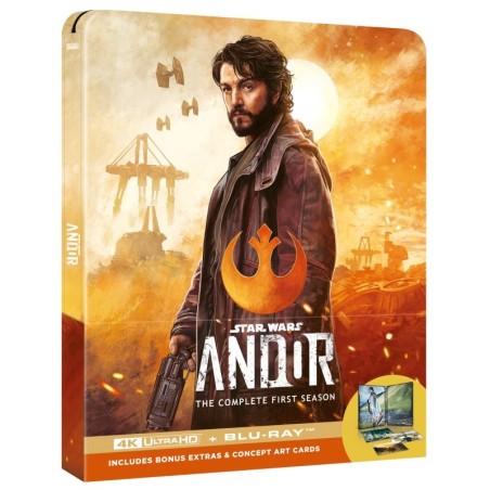 ANDOR - SAISON 1 - 3  4K  UHD + 3 BLU RAY - STEELBOOK - EDITION LIMITEE