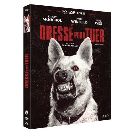 DRESSÉ POUR TUER ( WHITE DOG ) - COLLECTOR -  COMBO DVD + BD - ÉDITION LIMITÉE